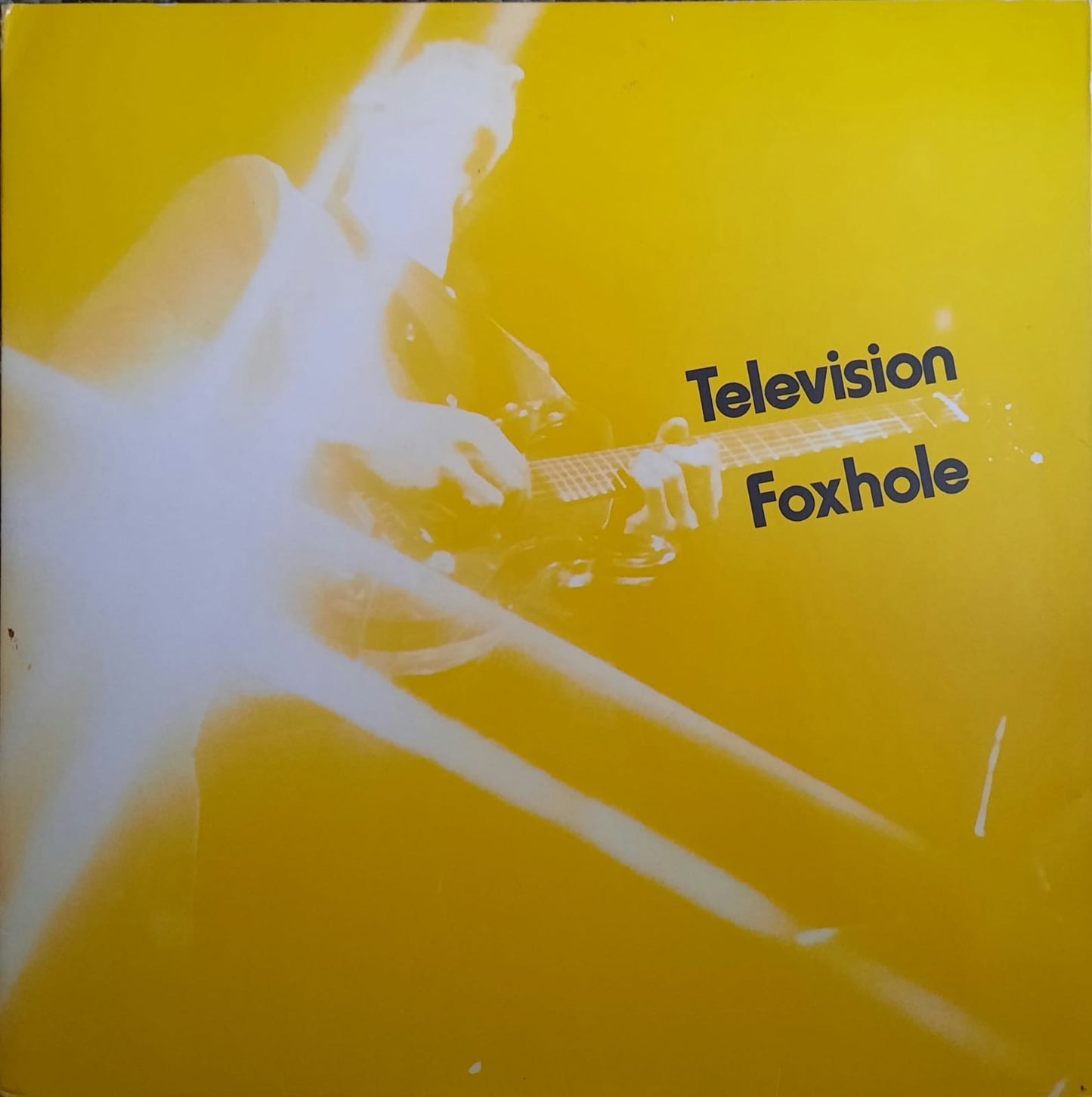 Television - Foxhole (Edición limitada, portada amarilla) (12″, Reino Unido, 1978)