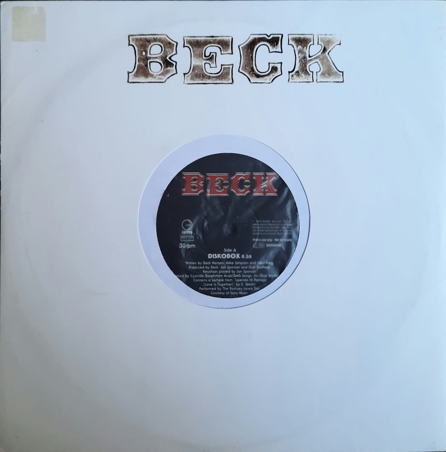 Beck - Diskobox (no oficial) (10″, Europa, 1998)
