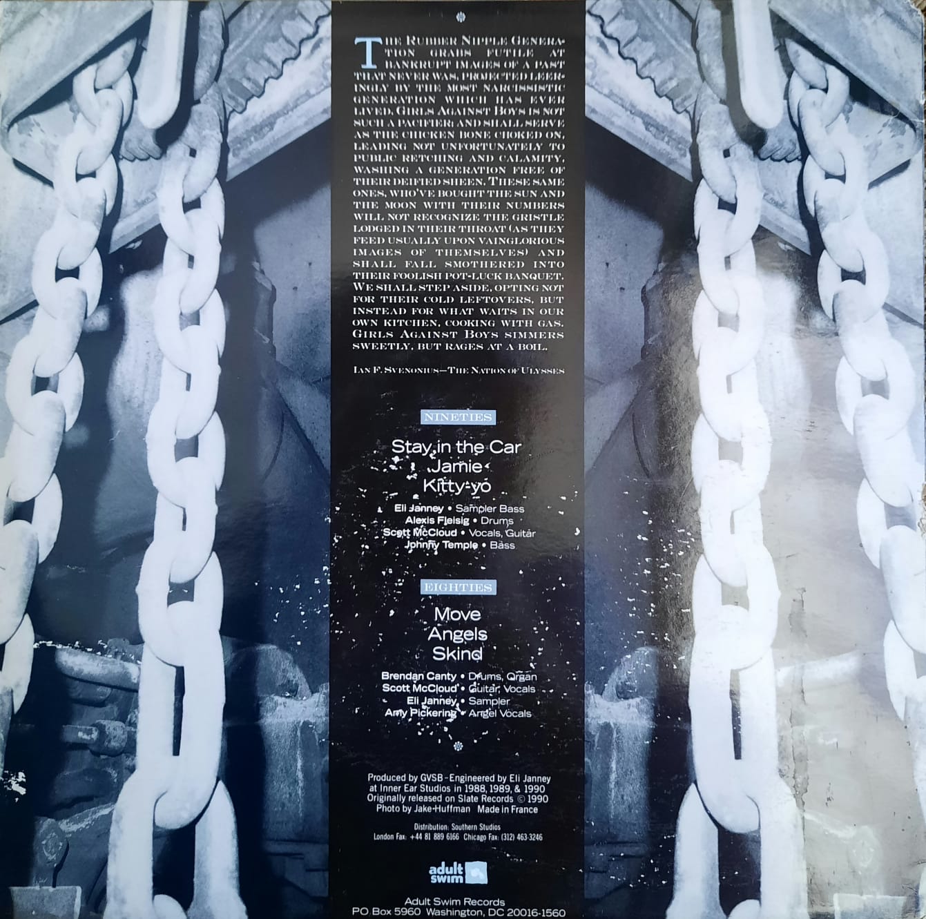 Girls Against Boys - Nineties Vs. Eighties (LP, EE.UU., 1990)