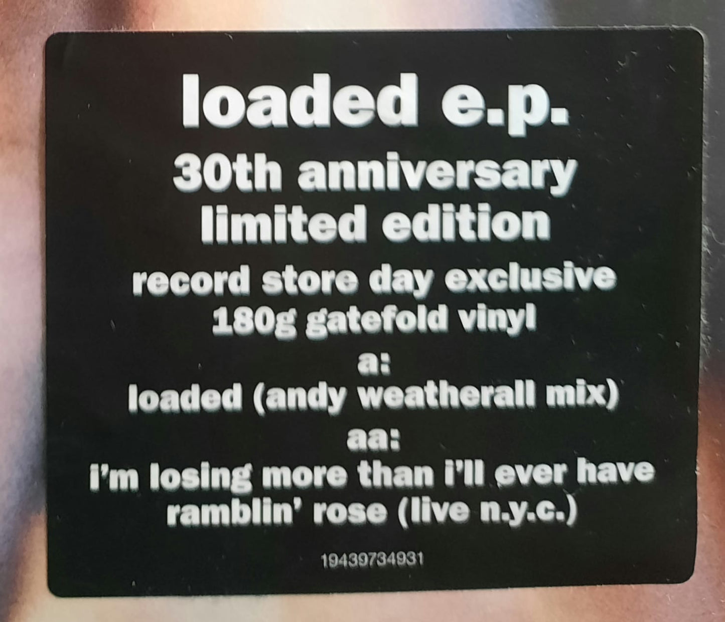 Primal Scream - Loaded E.P. (LP)