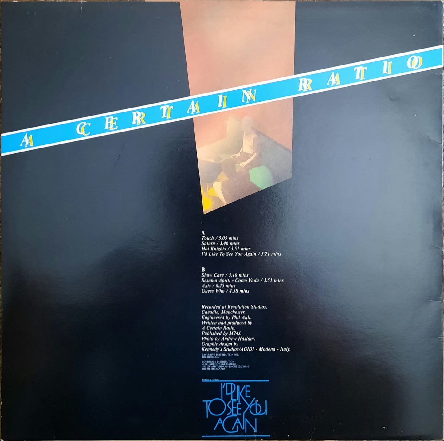A Certain Ratio - I'd Like To See You Again (LP, Países Bajos, 1983)