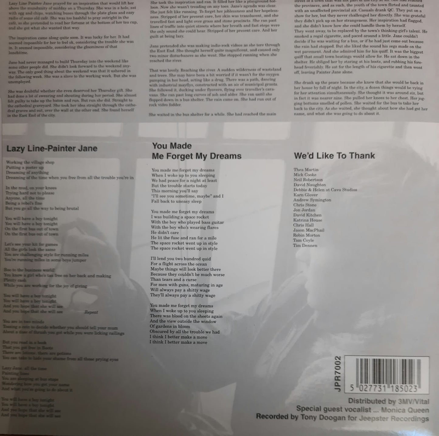 Belle And Sebastian - Lazy Line Painter Jane (7″)