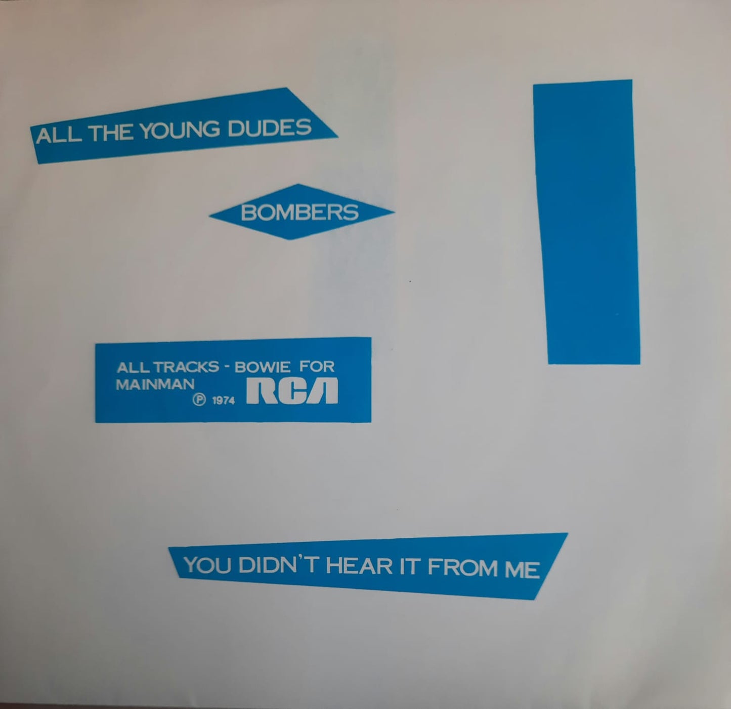 David Bowie - All The Young Dudes (no oficial) (7″)