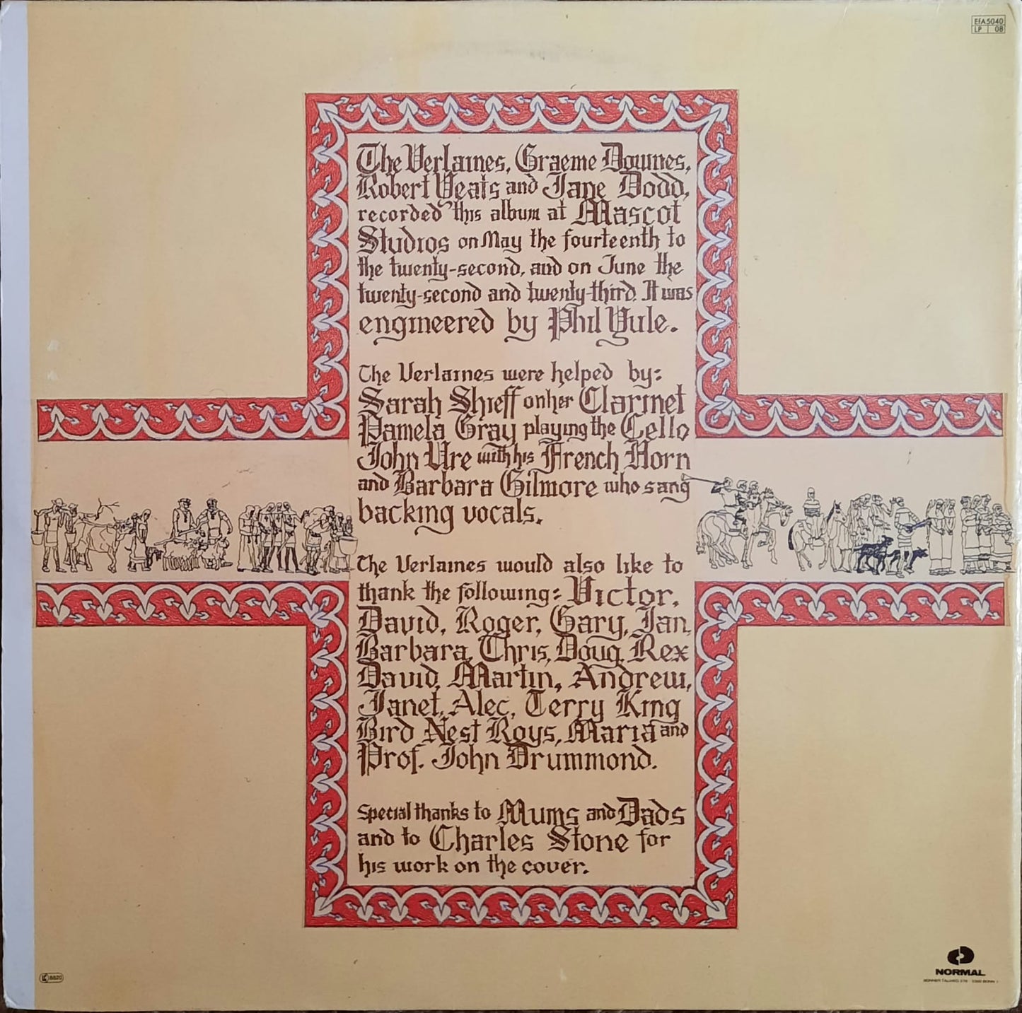 The Verlaines - Hallelujah-All The Way Home (LP, Alemania, 1987)