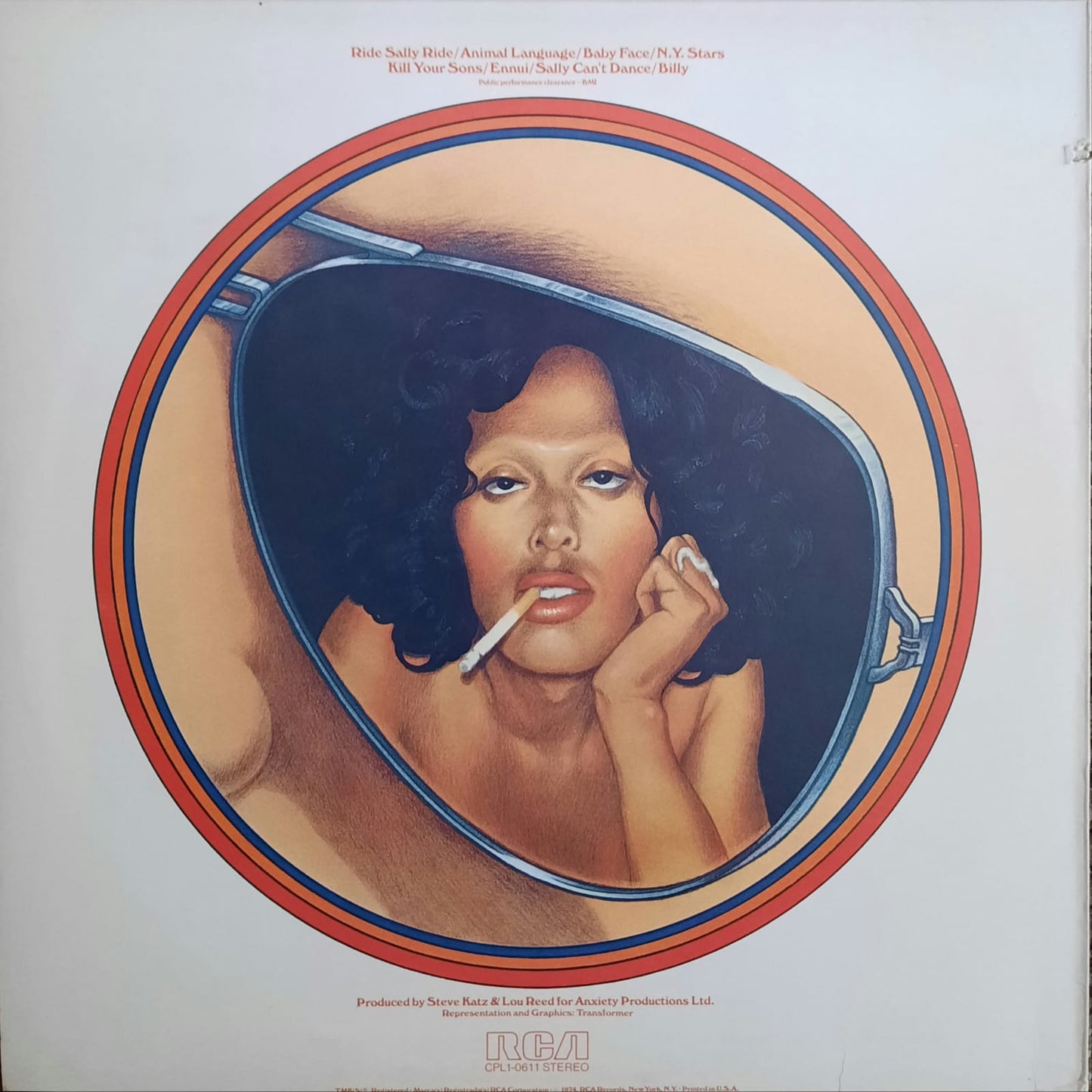 Lou Reed - Sally Can´t Dance (LP, EE.UU., 1974)