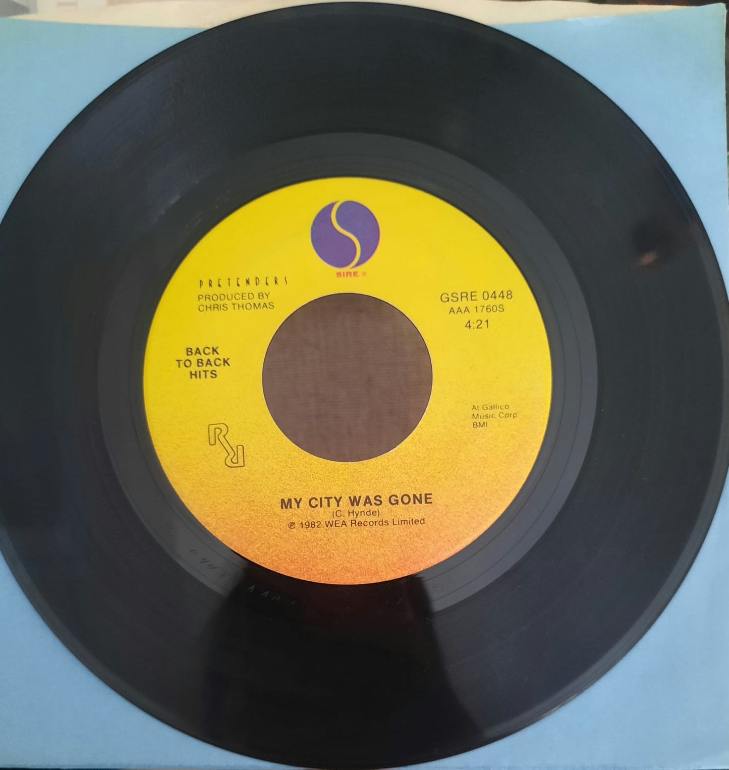 The Pretenders - Back On The Chain Gang (7″)