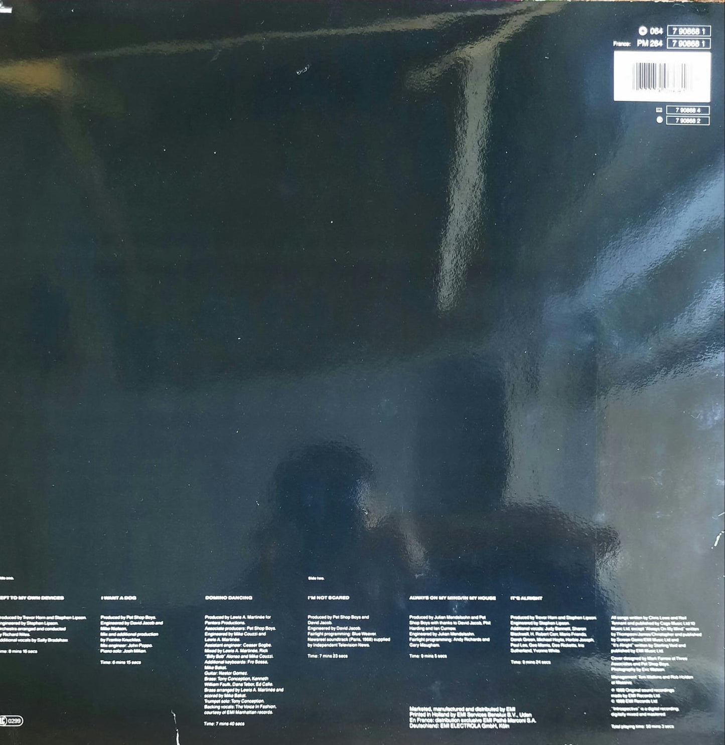 Pet Shop Boys - Introspective (LP, Europa, 1988)