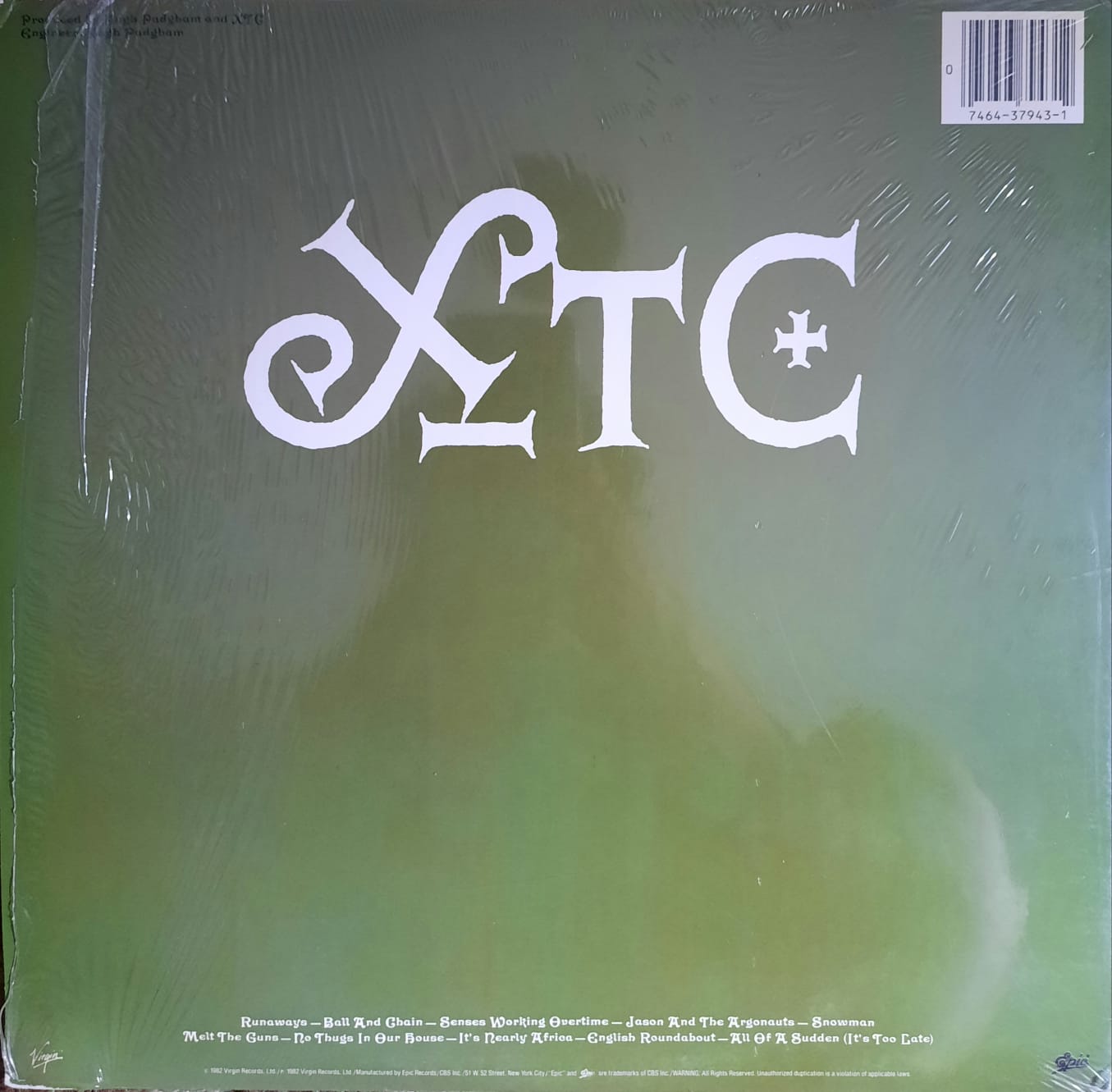 XTC - English Settlement (LP, EE.UU., 1982)