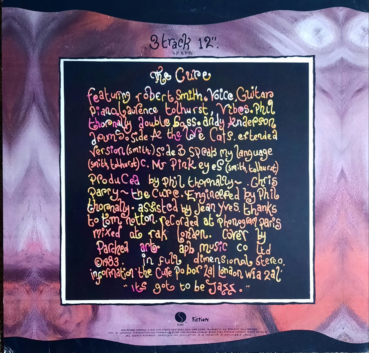 The Cure - The Lovecats (Single 12″) (12″, EE.UU., 1983)