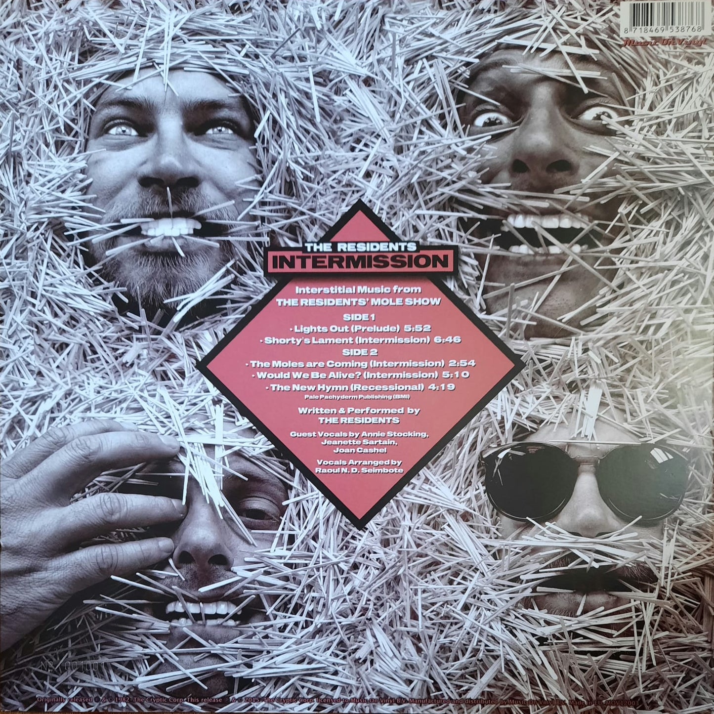 The Residents - Intermission (edición limitada, numerada) (LP, EE.UU., 2015)