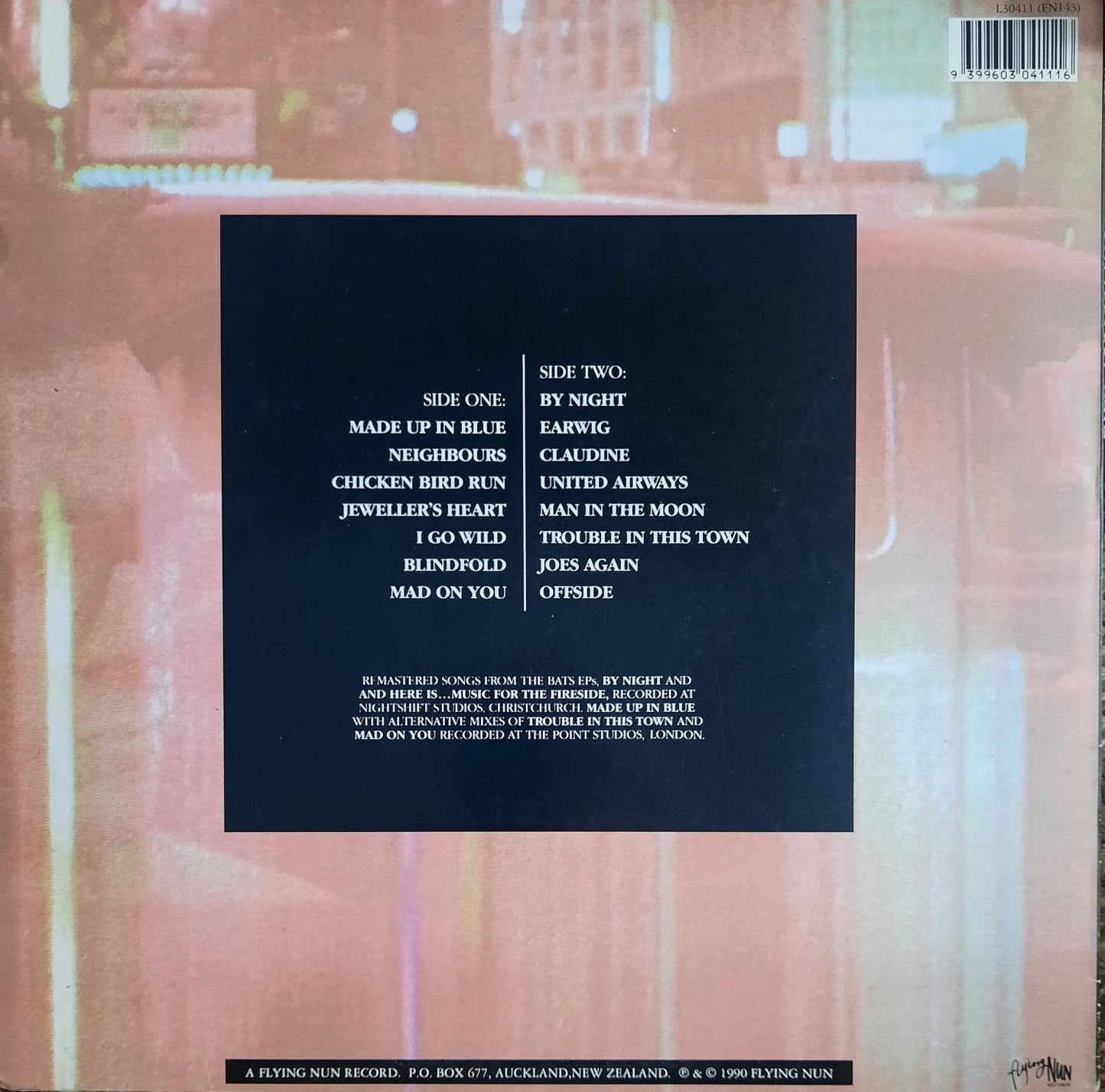 The Bats - Compiletely Bats (compilado) (LP, Nueva Zelanda, 1990)