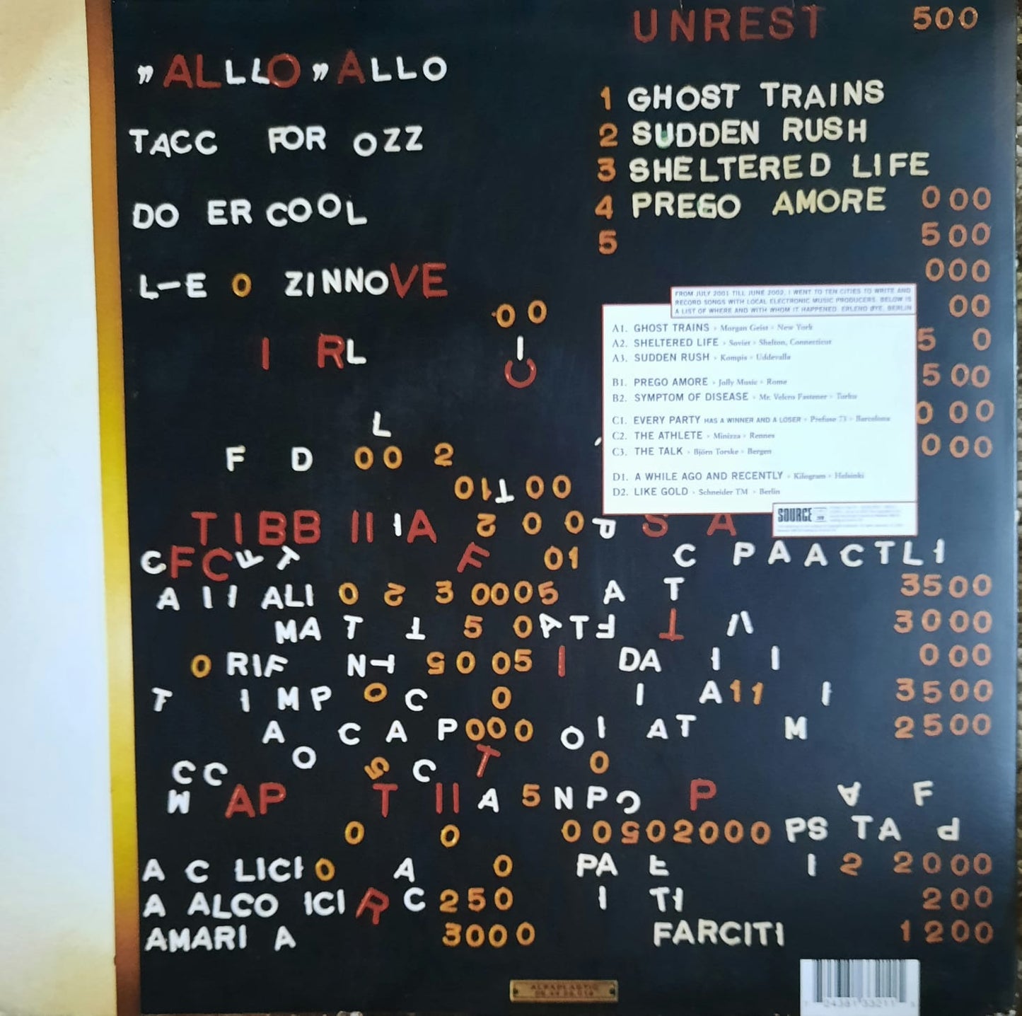 Erlend Øye - Unrest (LP, Reino Unido, 2003)