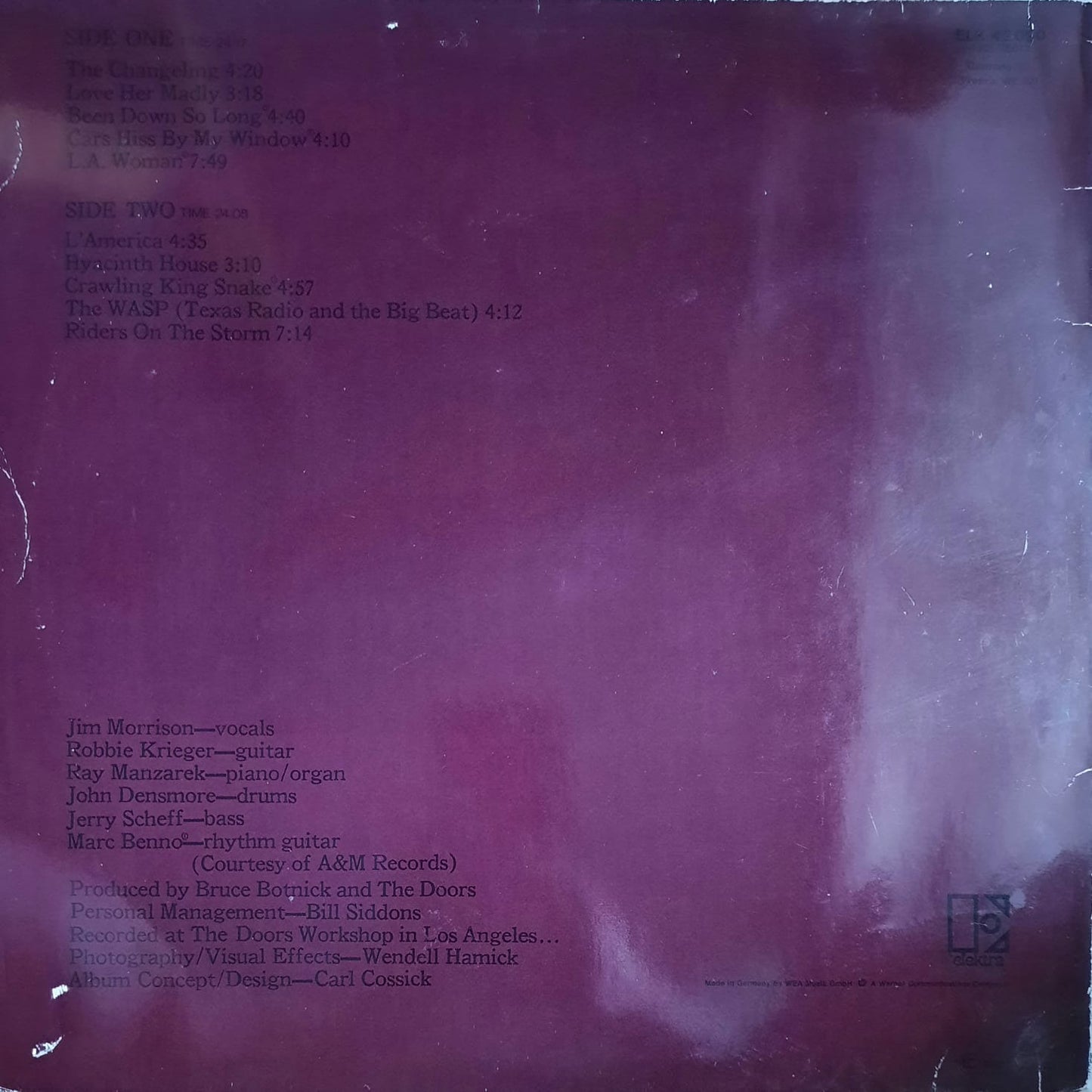 The Doors - L.A. Woman (LP, Alemania)