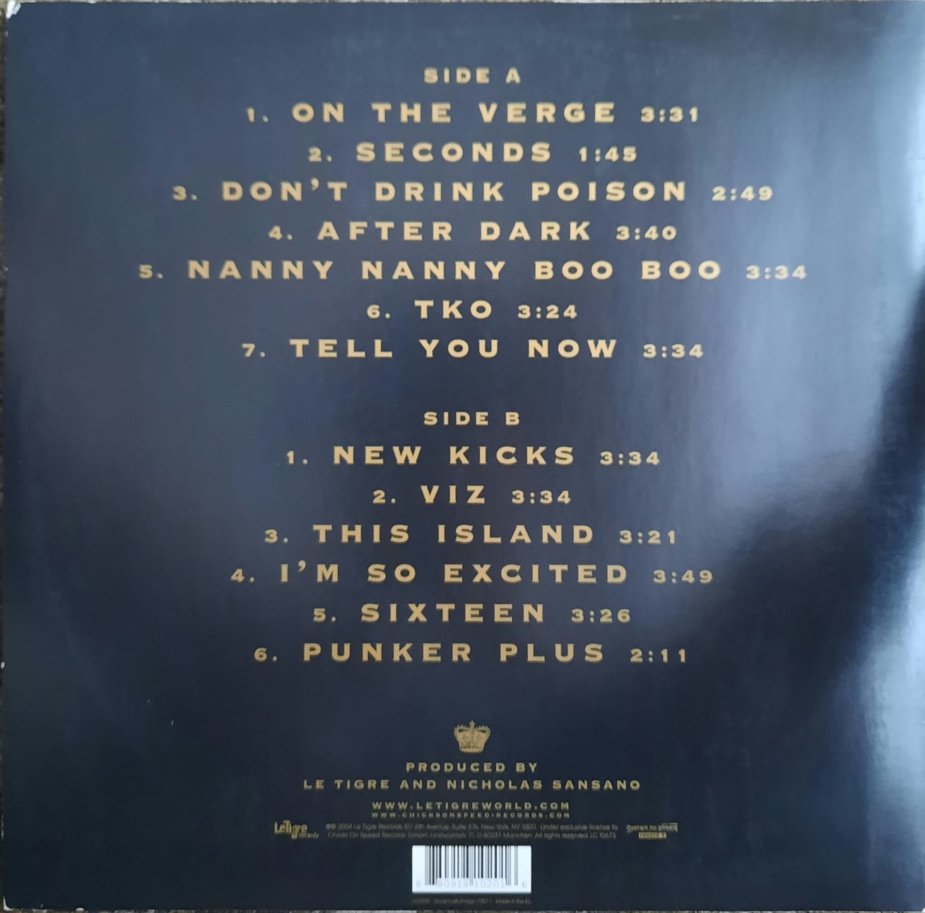 Le Tigre - This Island (LP, Europa, 2004)