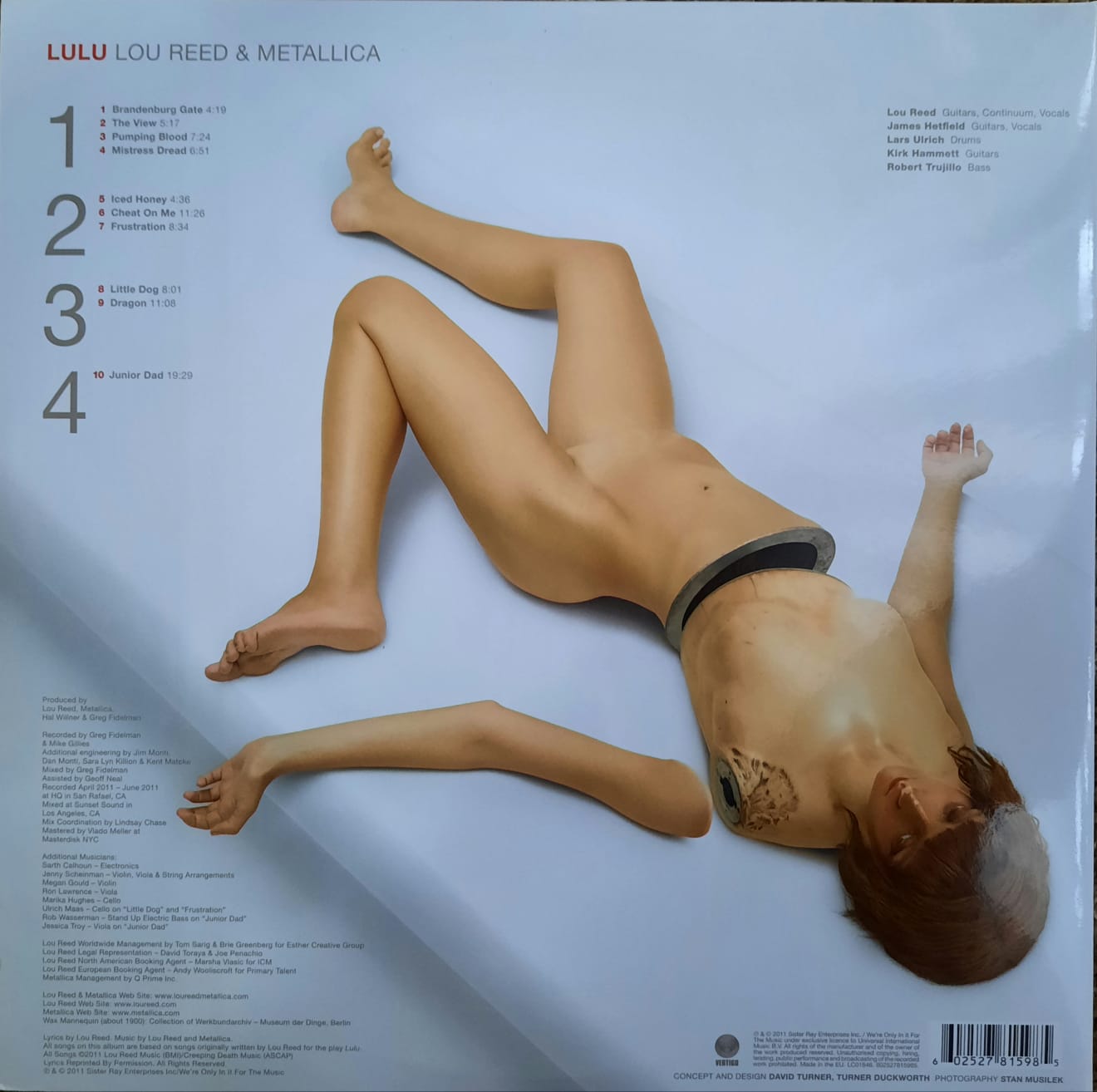 Lou Reed & Metallica - Lulu (LP, Europa, 2011)