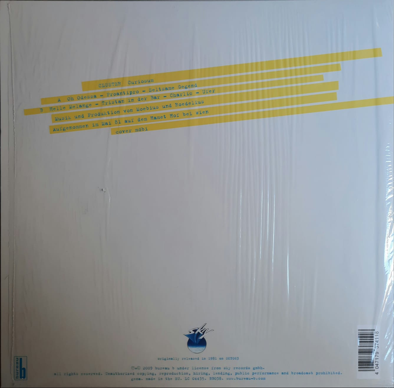 Cluster - Curiosum (LP, Alemania, 2009)