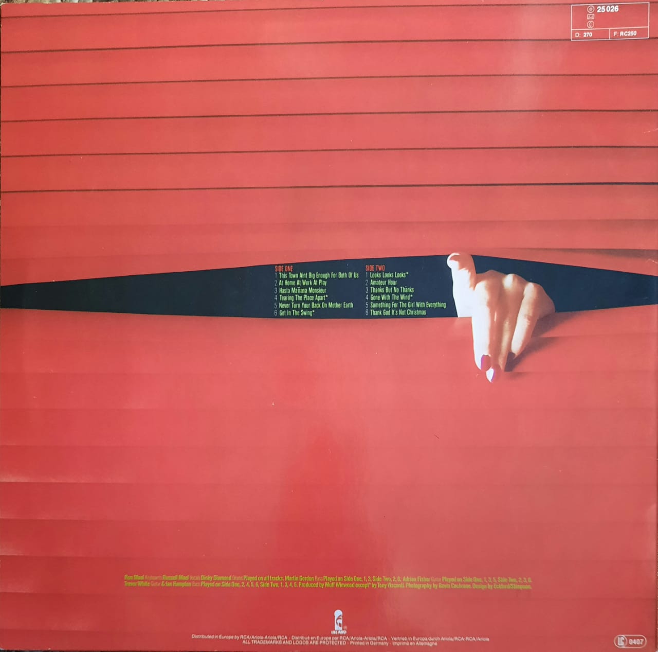 Sparks - The Best Of Sparks (LP, Alemania, 1978)