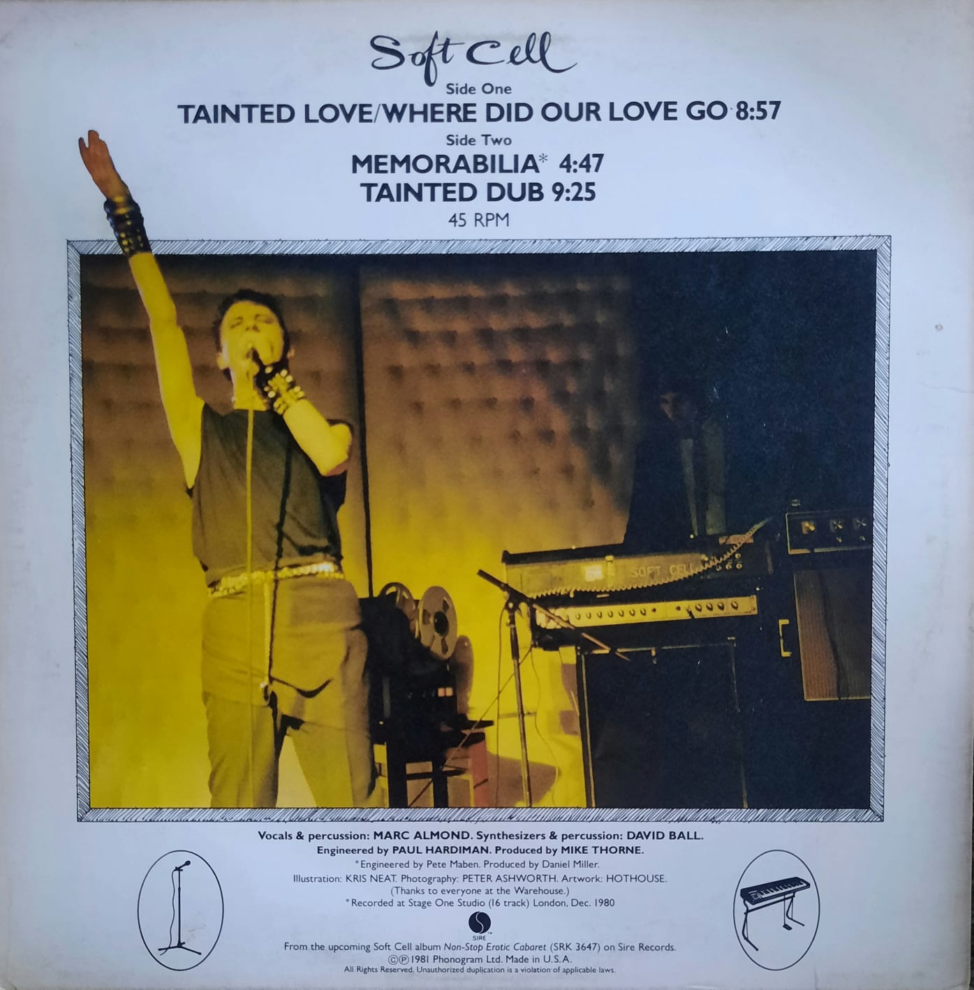 Soft Cell - Tainted Love (Single 12″) (12″, EE.UU., 1981)