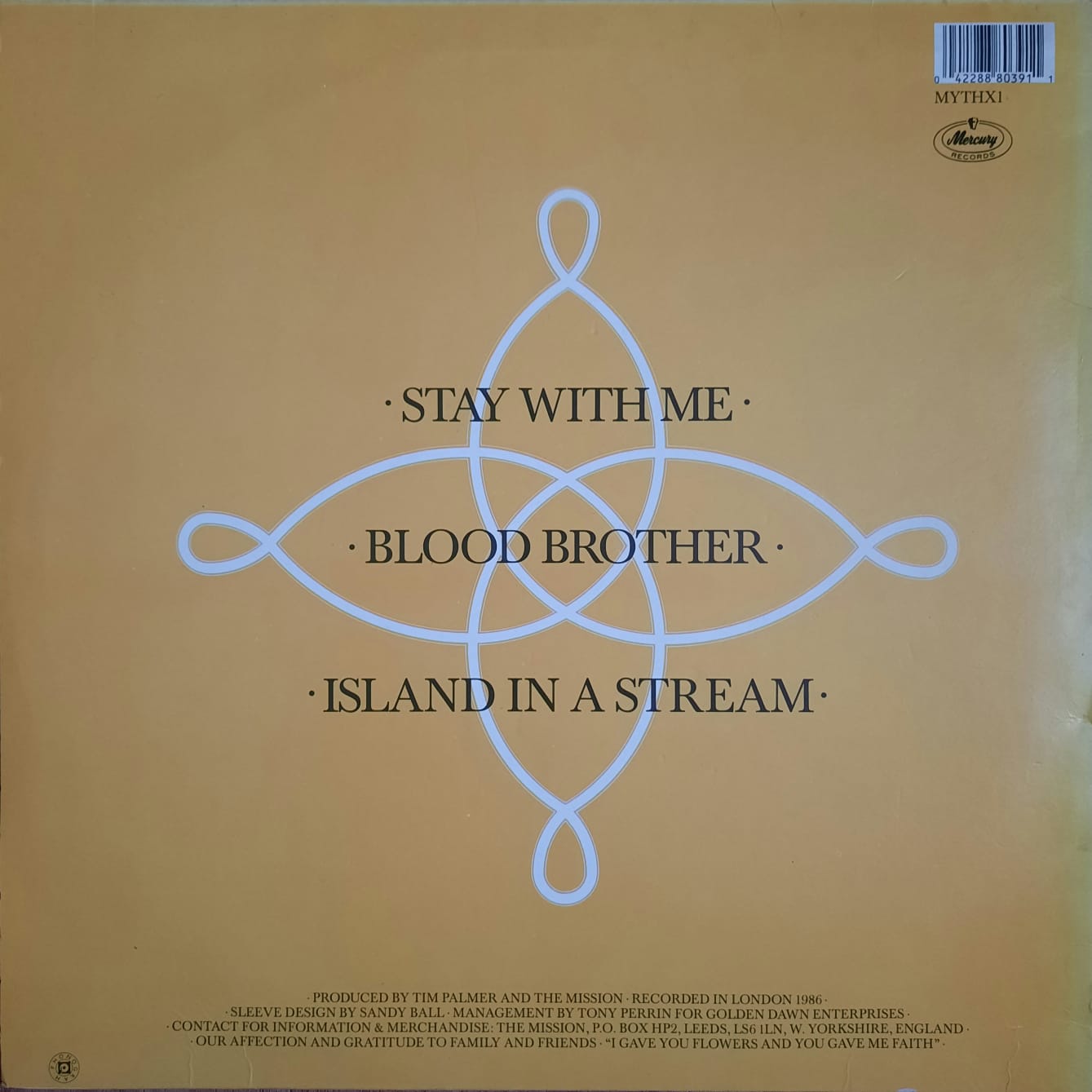 The Mission – III (12", 45 RPM, Reino Unido, 1986)