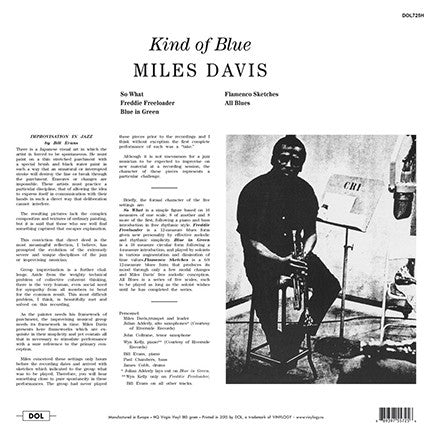 Miles Davis – Kind Of Blue (LP)