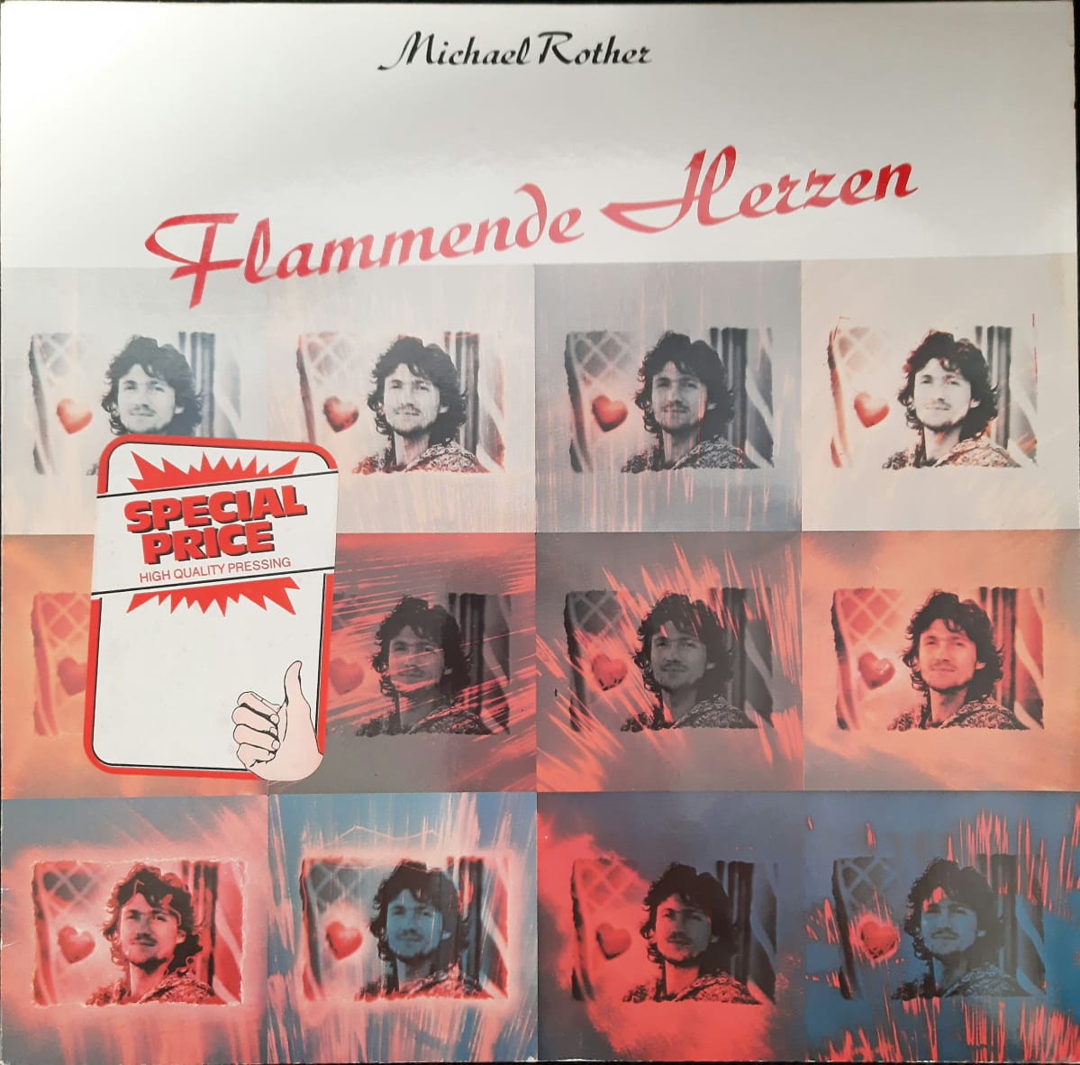 Michael Rother – Flammende Herzen (LP, Alemania)