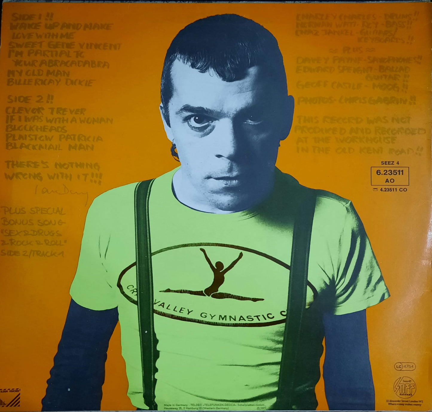 Ian Dury – New Boots And Panties!! (LP, Alemania, 1978)