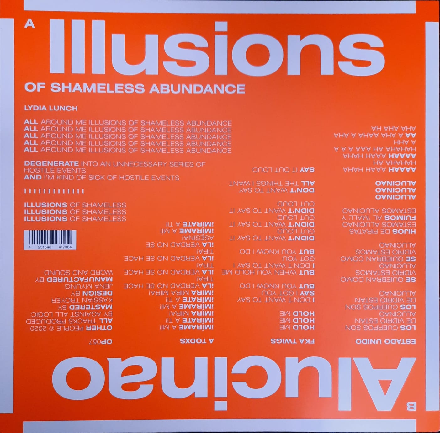 Against All Logic – Illusions Of Shameless Abundance (12", 2020)