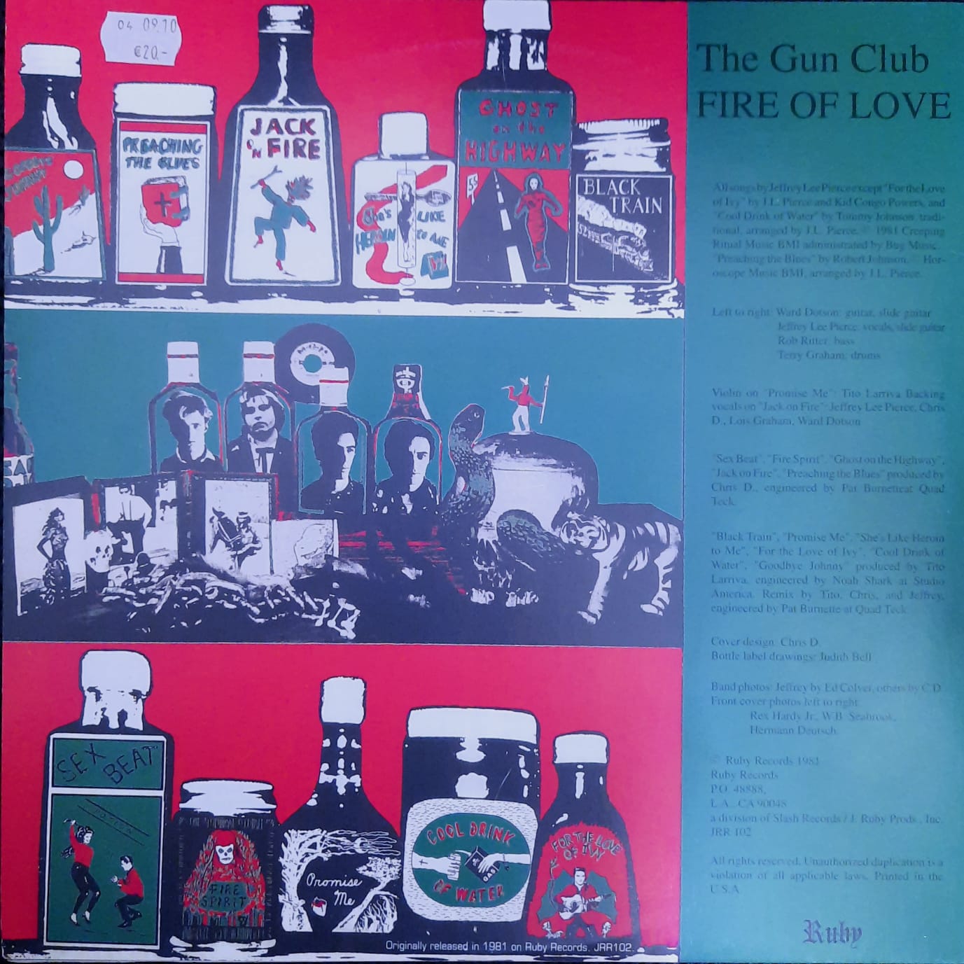 The Gun Club – Fire Of Love (LP, no oficial)