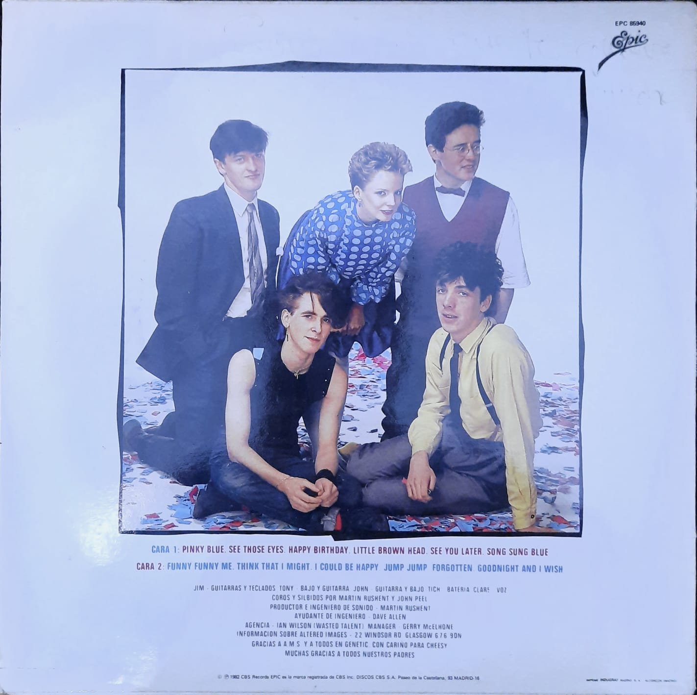 Altered Images – Pinky Blue (LP, España, 1982)