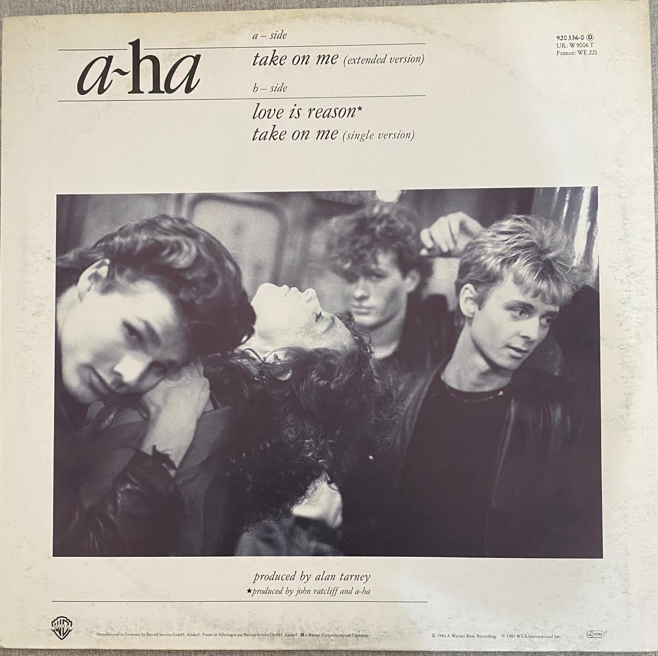 a-ha - Take On Me (12", Europa, 1985)