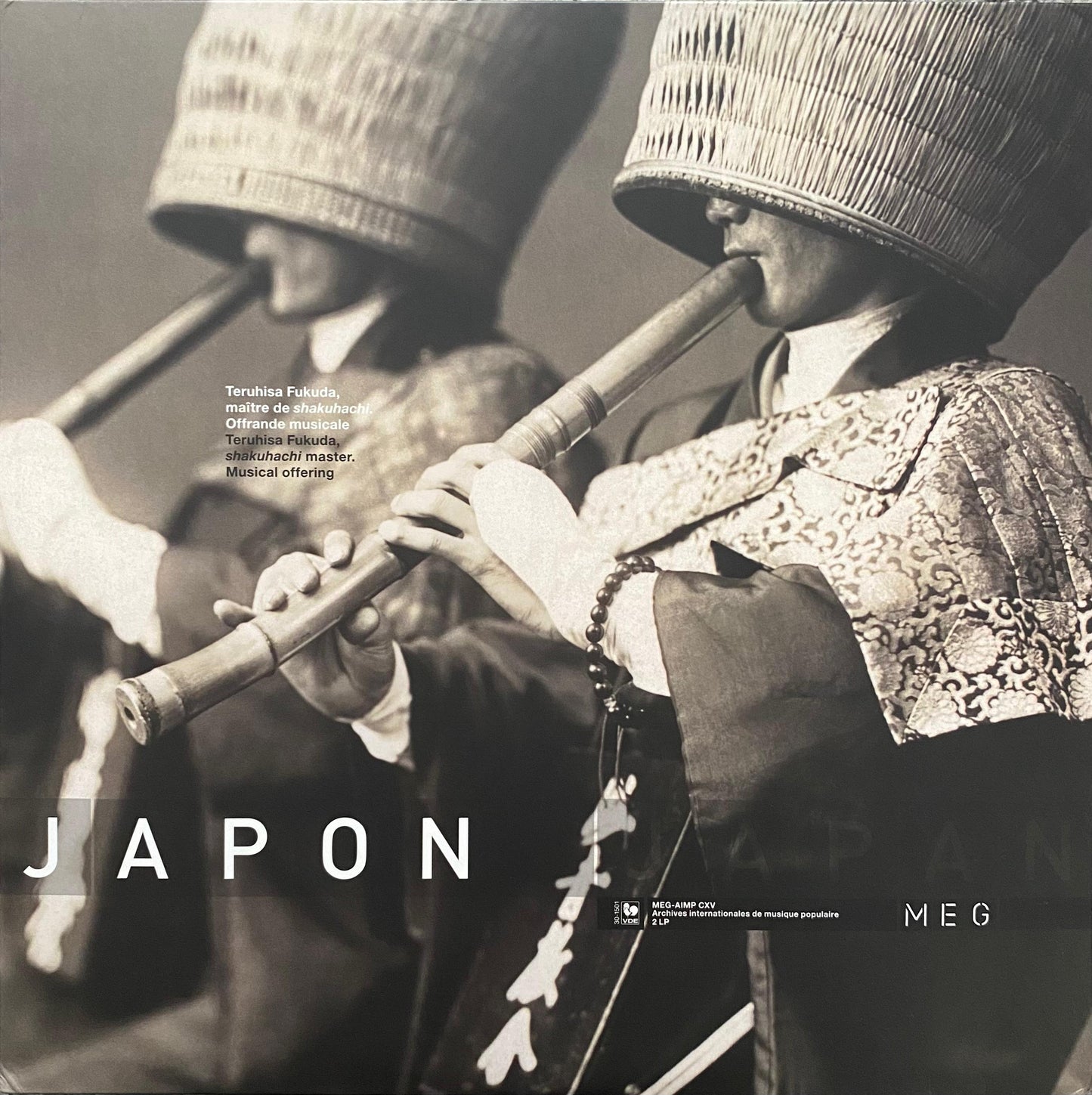 Teruhisa Fukuda – Japon (Teruhisa Fukuda, Maître De Shakuhachi. Offrande Musicale) / Japan (Teruhisa Fukuda, Shakuhachi Master. Musical Offering) (LP, Suiza, 2018)