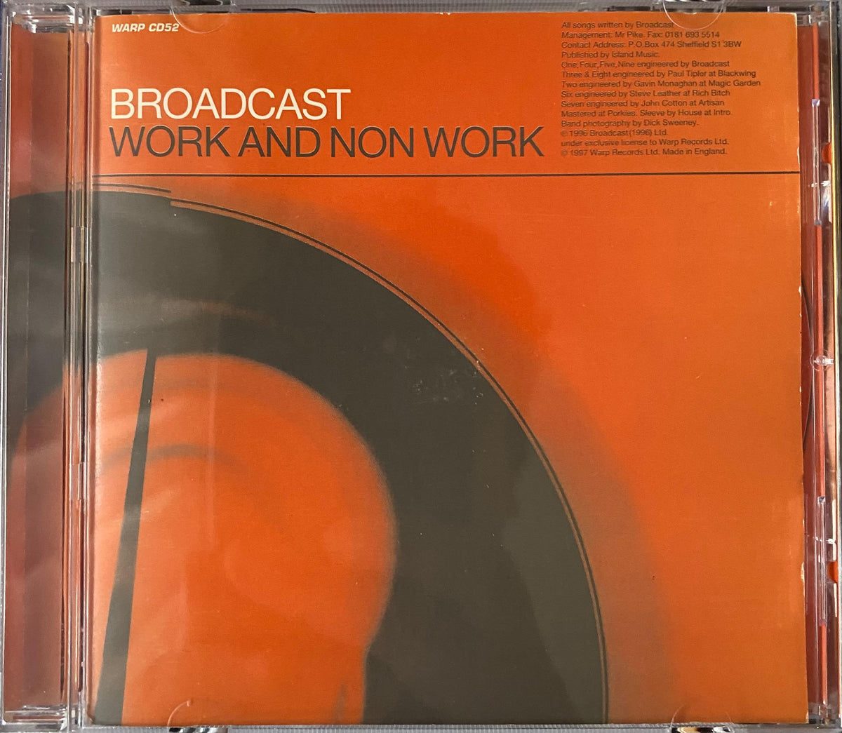 Broadcast – Work And Non Work (CD, usado)