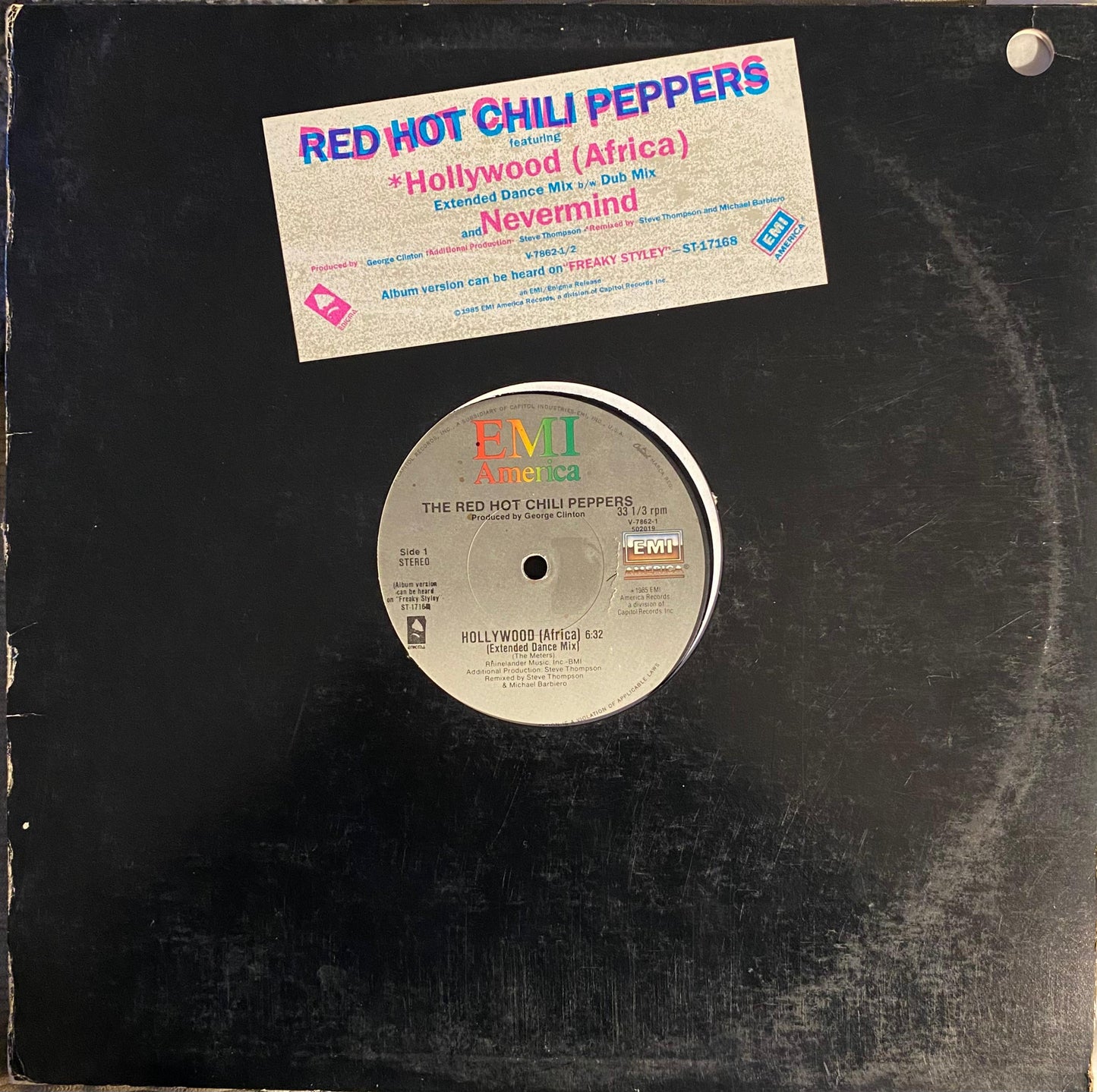 Red Hot Chili Peppers – Hollywood (Africa) (12", EE.UU., 1985)