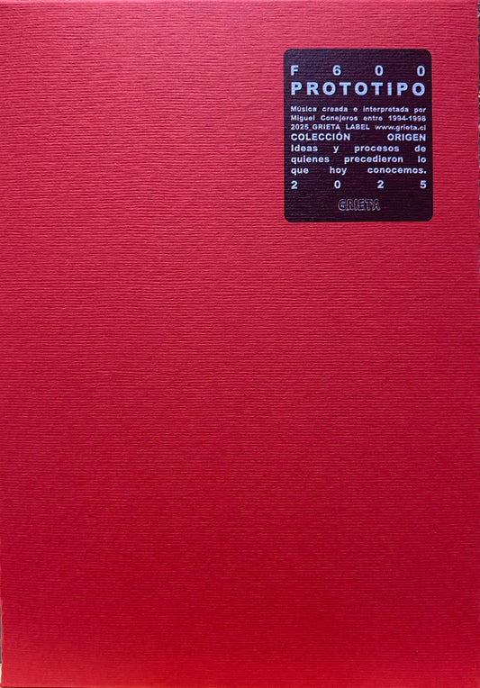 Prototipo, de F600 (Miguel Conejeros) (libro + CD)