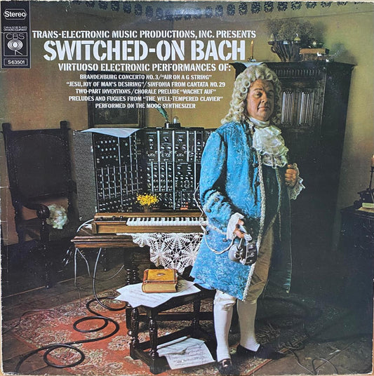 Walter Carlos (Wendy Carlos) – Switched-On Bach (LP, Países Bajos)