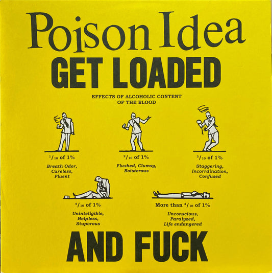 Poison Idea – Get Loaded And Fuck (12", EE.UU., 2022)