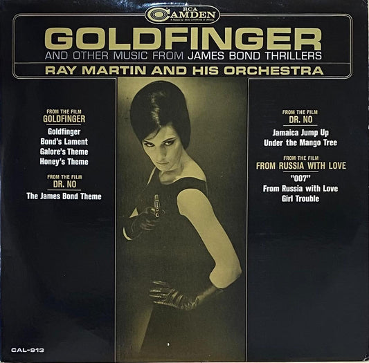 Ray Martin And His Orchestra – Goldfinger And Other Music From James Bond Thrillers (LP, EE.UU., 1965)