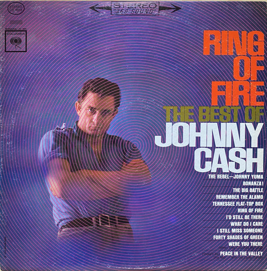 Johnny Cash – Ring Of Fire - The Best Of Johnny Cash (LP, EE.UU., 1963)