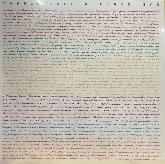 Charly García - Piano Bar (LP)