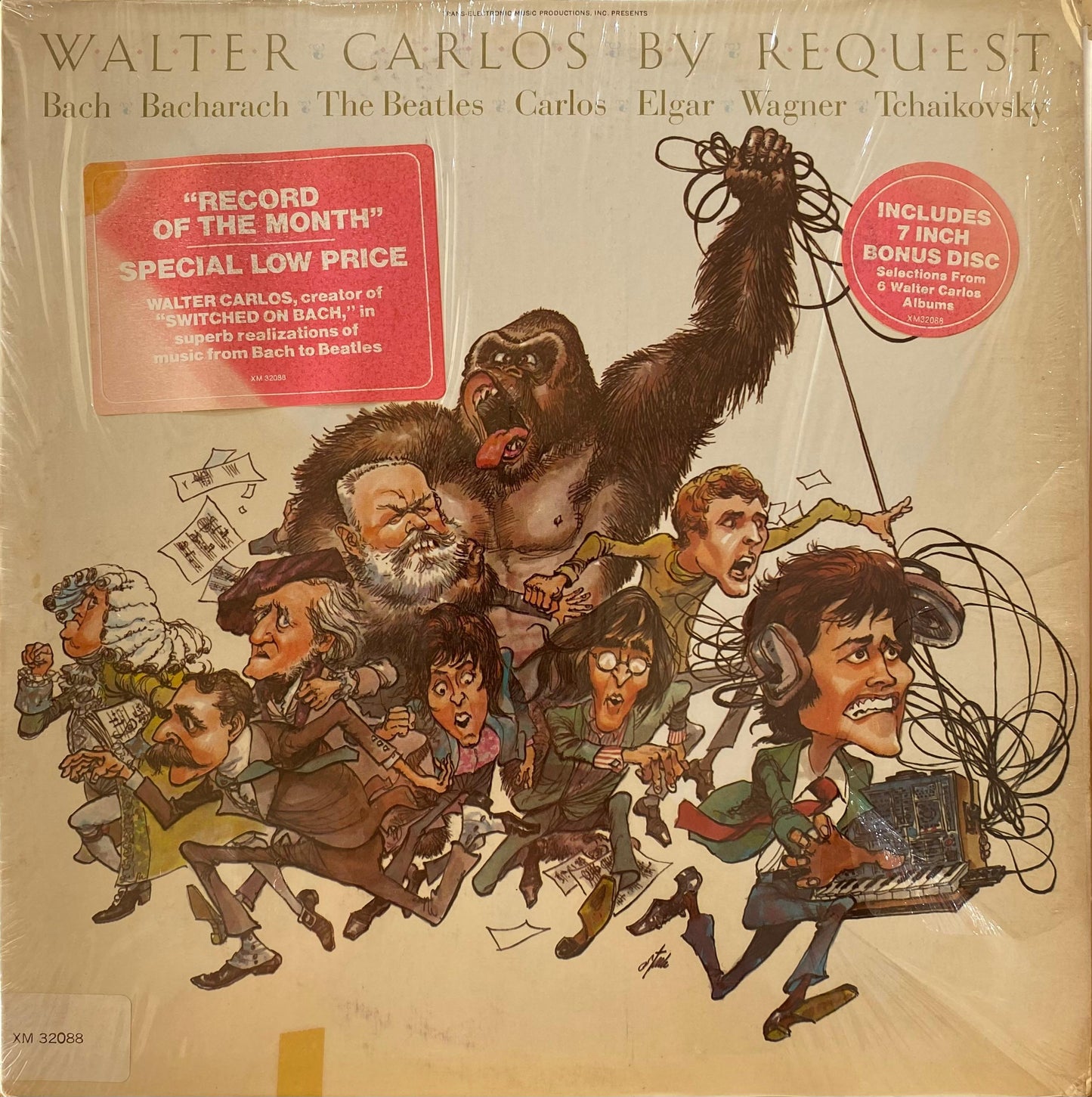 Walter Carlos (Wendy Carlos) – By Request (LP + 7", EE.UU., 1975)