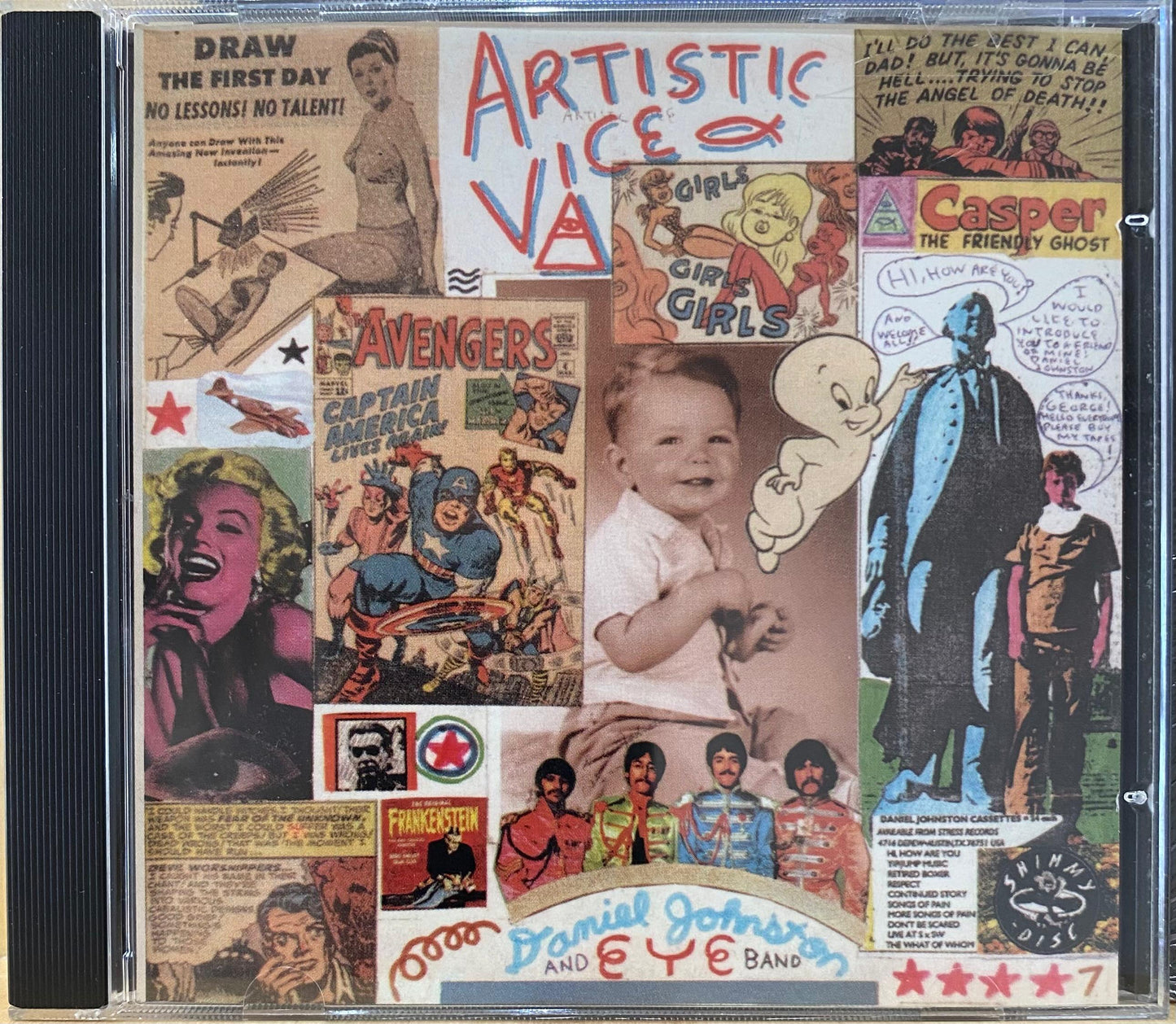Daniel Johnston – Artistic Vice (CD, usado, 2004)