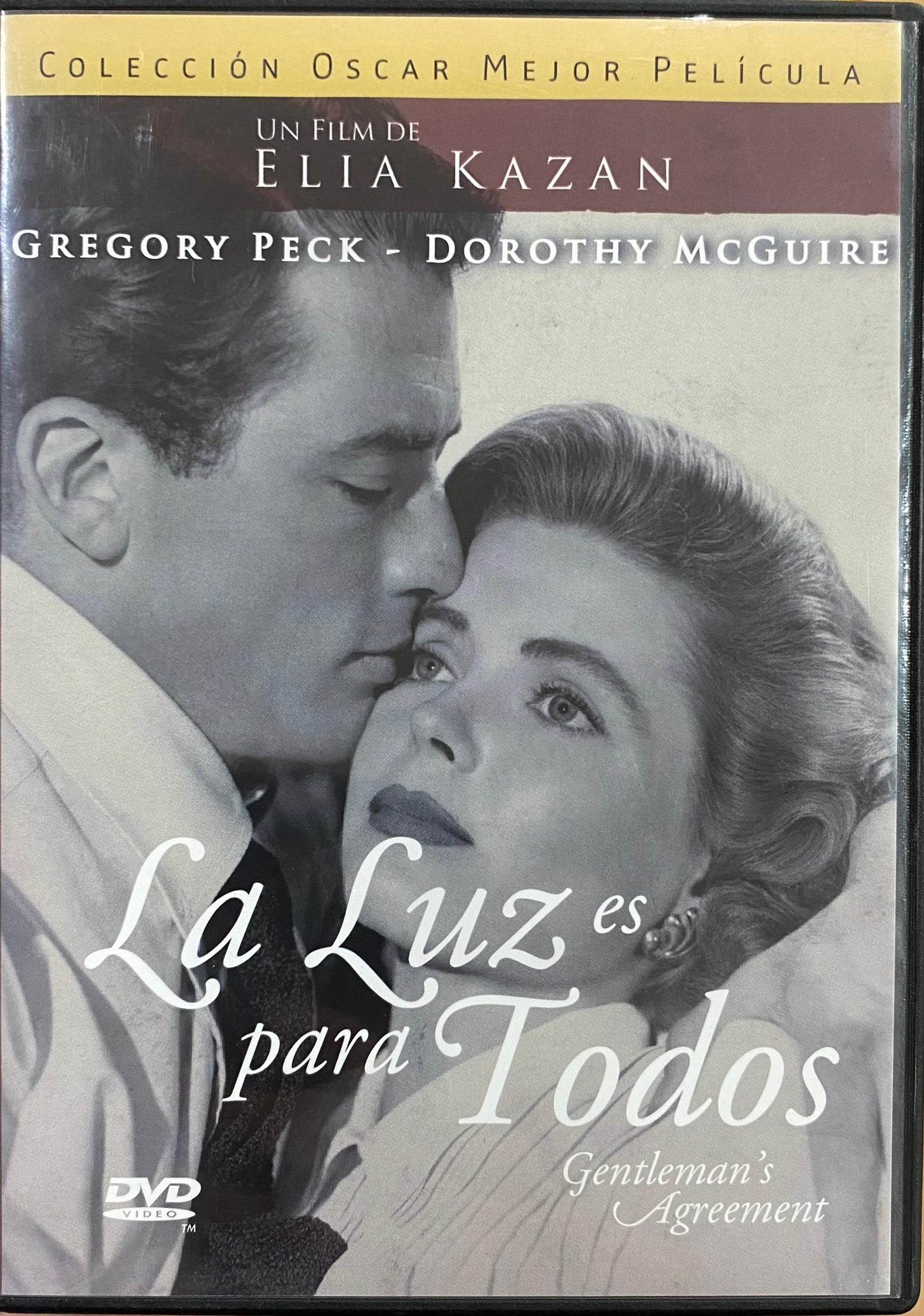 La luz es para todos (Gentleman's Agreement), de Elia Kazan (DVD, usado)