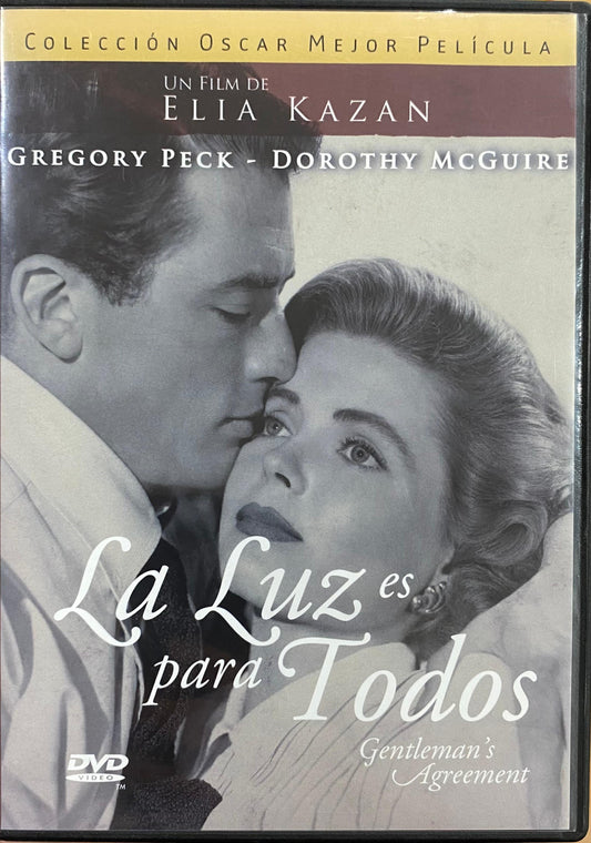 La luz es para todos (Gentleman's Agreement), de Elia Kazan (DVD, usado)
