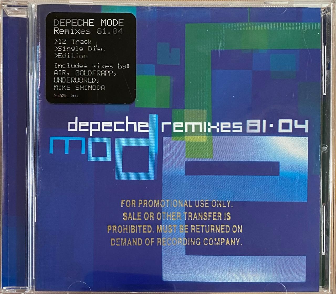 Depeche Mode – Remixes 81·04 (CD, usado, 2004)