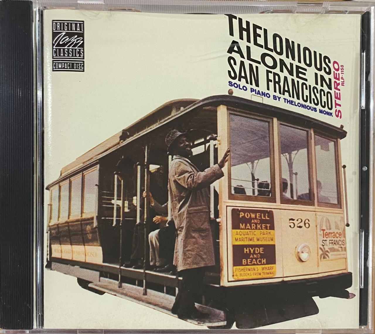 Thelonious Monk – Thelonious Alone In San Francisco (CD, usado, 1990)