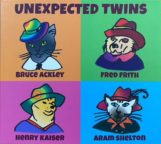 Bruce Ackley, Fred Frith, Henry Kaiser, Aram Shelton – Unexpected Twins (CD, usado, 2019)