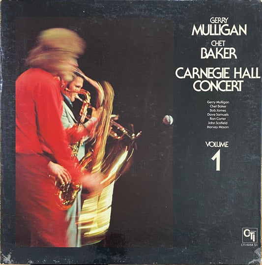Gerry Mulligan / Chet Baker – Carnegie Hall Concert Volume 1 (vinilo, usado, EE.UU., 1975)