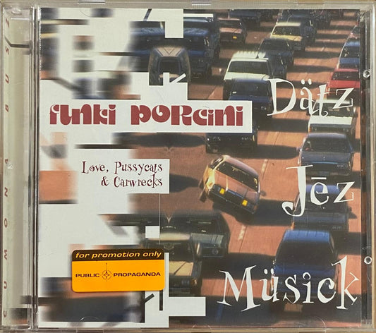 Funki Porcini – Love, Pussycats & Carwrecks (CD, usado, Reino Unido, 1996)