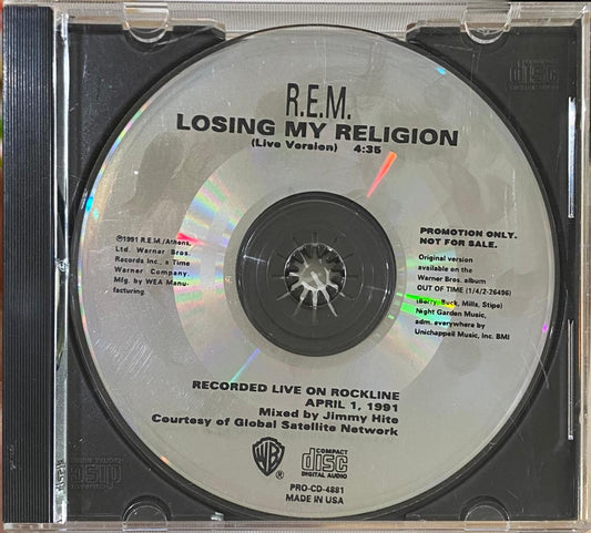 R.E.M. – Losing My Religion (CD, single, usado, EE.UU., 1991)