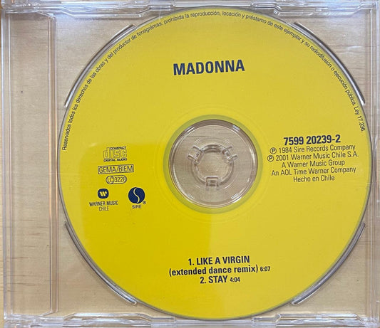 Madonna – Like A Virgin (CD, single, usado, Chile, 2001)